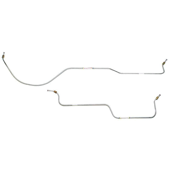 SRA6401OM- 64-66 Ford Thunderbird; 2pc Rear Axle Brake Line Set; Steel - SSTubes