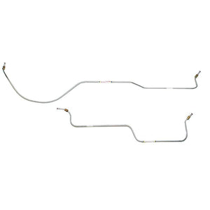 SRA6401SS- 64-66 Ford Thunderbird; 2pc Rear Axle Brake Line Set; Stainless - SSTubes