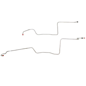 STC5601OM- 56-57 Ford Thunderbird; 2pc Transmission Cooler Line Set, w/o Expansion Loop; Steel - SSTubes