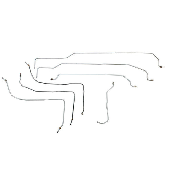 TGL0106OM - 01-05 Chevy S-10 Extended Cab/Short Bed; Complete Fuel Line Kit; Steel - SSTubes