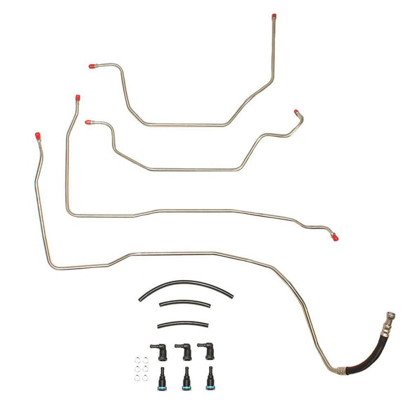 TGL0303OM- 03-06 GM SUV w/ Flex Fuel; Fuel Line Kit; Steel - SSTubes