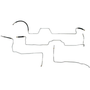 TGL0402OM- 04-07 GM 1500 Extended Cab/Short Bed V8, Fuel Line Kit; Steel - SSTubes