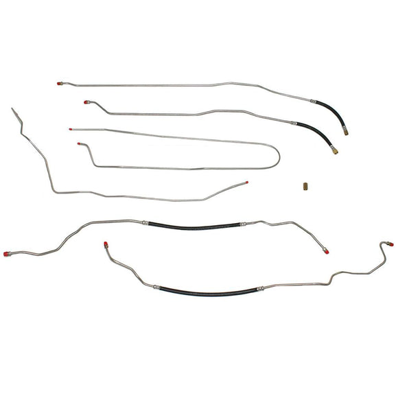 TGL8801SS- 88-95 C1500 Regular Cab/Long Bed 305/350CID Engine Fuel Line Kit; Stainless - SSTubes