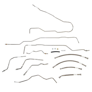 TGL9602OM- 96-99 Yukon 4wd, 4 Door, Gas Engine Fuel Line Kit; Steel - SSTubes