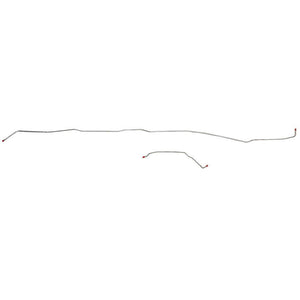 TIN0106OM - 01-05 GM S-Series Ext Cab, Short Bed; Intermediate Brake Line, Steel - SSTubes