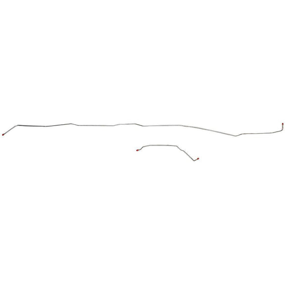 TIN0106OM - 01-05 GM S-Series Ext Cab, Short Bed; Intermediate Brake Line, Steel - SSTubes