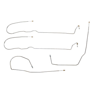 TIN0802SS - 2008-14 Chevy Tahoe w/ 4WD, 5.3L engine; Intermediate Brake Line Kit; Stainless - SSTubes