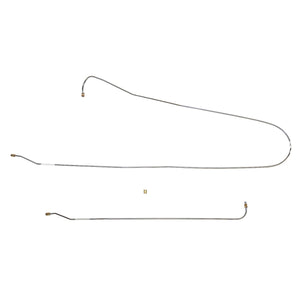 TIN6402SS- 63-66 C10 63-66 C1500 2WD Short Bed Intermediate Brake Line; Stainless - SSTubes