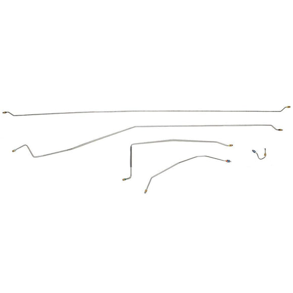 TIN8701OM- 87-92 R3500 2wd Dually Rear Axle, Intermediate Brake Line; Steel - SSTubes