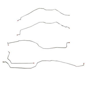 TKT0011SS - 00-02 GM GMT800 Body; Front Brake Line Kit; Stainless - SSTubes