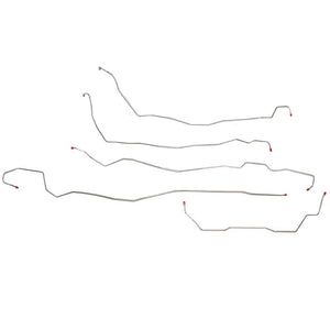 TKT0201SS- 02-07 Hummer H2, Front Brake Line Kit; Stainless - SSTubes