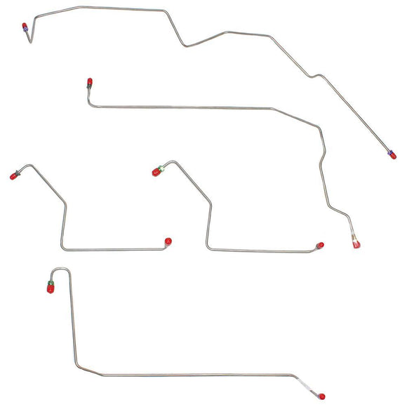 TKT0442OM - 05-08 F-150 2WD, Built After 11/28/2004, Front Brake Line Kit; Steel - SSTubes