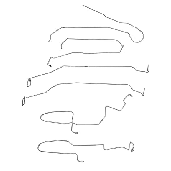 TKT1401OM - 2014-18 GM 1500 Truck; Front Brake Line Kit; Steel - SSTubes