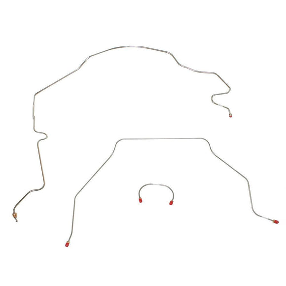 TKT5101OM - 51-55 GM Series I 1/2-ton Truck; Front Brake Line Kit; Steel - SSTubes