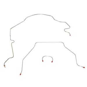 TKT5101SS - 51-55 GM Series I 1/2 Ton Truck; Front Brake Line Kit; Stainless Steel - SSTubes