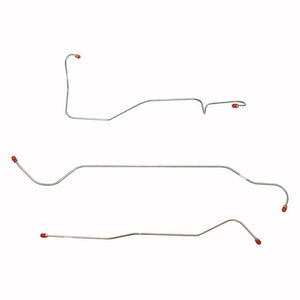 TKT5202OM- 52 Chevy/GMC 3/4 Ton Truck, Front 3pc Brake Line Set; Steel - SSTubes