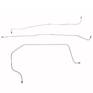 TKT5501SS- 55-56 Chevy/GMC Series II 3100 1/2 Ton Truck, 3pc Front Brake Line Set; Stainless - SSTubes