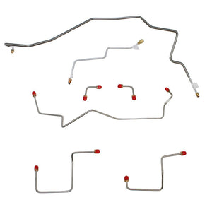 TKT9711SS- 00-05 GM S-Series 2wd Front Brake Line Kit; Stainless - SSTubes