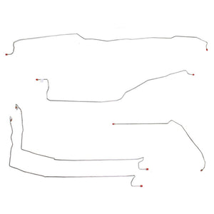 TKT9901OM- 99-02 GM 1500 2wd Front Brake Line Kit; Steel - SSTubes