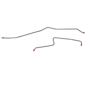 TRA0004SS- 01-07 GM 3500 Dually Rear Axle Brake Line Set; Stainless - SSTubes