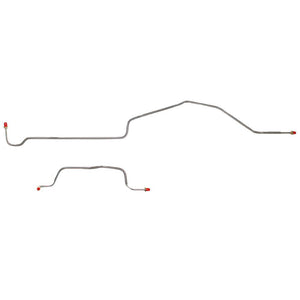 TRA0006OM- 99-07 GM 1500HD/2500 non HD Rear Axle Brake Line Set; Steel - SSTubes