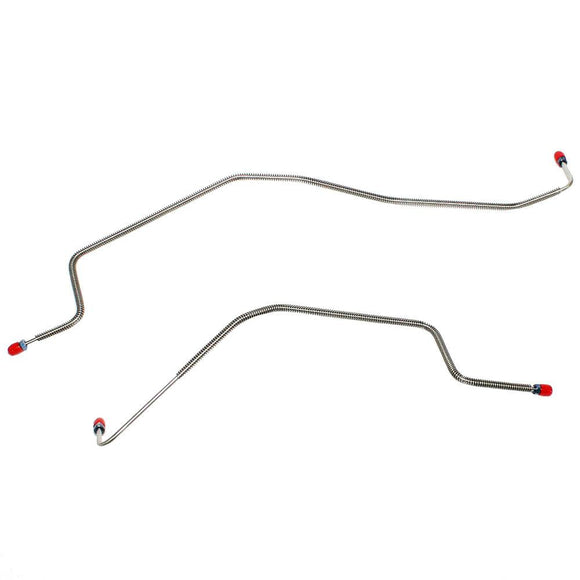 TRA0601SS- 06-10 Hummer H3, All Variants Rear Brake Line; Stainless - SSTubes