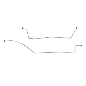 TRA1401OM- 2014-18 GM 1500 Truck; Rear Axle Brake Line Kit; Steel - SSTubes