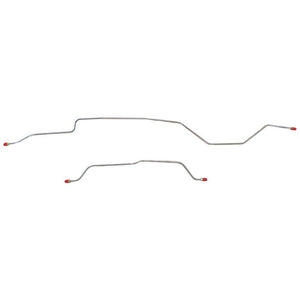 TRA6401OM- 63-66 Chevy C10/GMC C1500 1/2 Ton Truck; Rear Axle Brake Lines; Steel - SSTubes