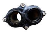 Billet Y Manifold -16AN ORB Female to 2x-12AN ORB Female