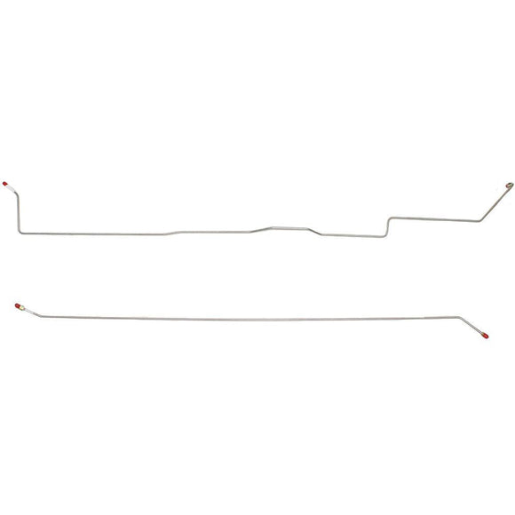 WIN0206SS- 02-05 Dodge Ram 1500, Ext Cab/Short Bed, 4x4, Intermediate Brake Lines; Stainless - SSTubes