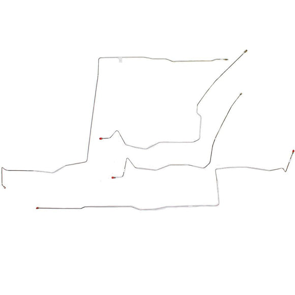 WIN0383OM- 03-05 Dodge Neon SRT-4 [All Variants] Intermediate Brake Line; Right & Left Side; Steel - SSTubes