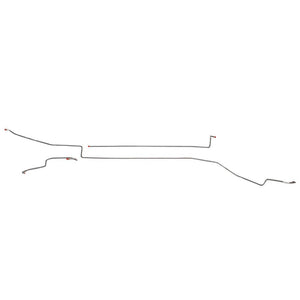 WIN9201SS- 81-93 W-250 4wd, RWABS, Regular Cab/Long Bed, Intermediate Brake Line Kit; Stainless - SSTubes