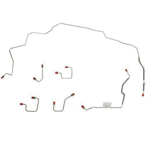 WKT9751OM- 97-98 Jeep Grand Cherokee, All Models, Front Brake Line Set, 6pcs; Steel - SSTubes