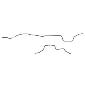 WRA9351OM- 93-95 Jeep Wrangler Non-ABS Rear Axle Brake Lines; Steel - SSTubes