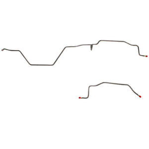 WRA9404OM - 94-97 Dodge Ram 2500, Manual Trans & 3500 ALL, Rear Axle Brake Lines; Steel - SSTubes