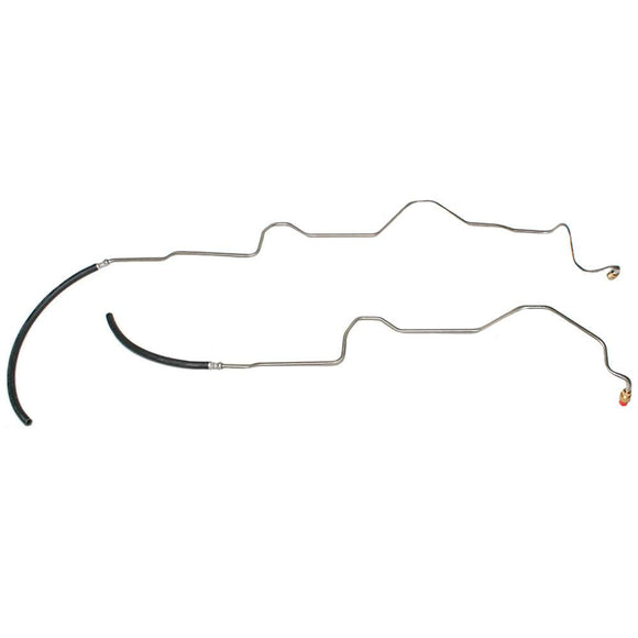 WTC9706OM- 00-02 Jeep Wrangler with 4.0L Transmission Cooler Line Set; Steel - SSTubes