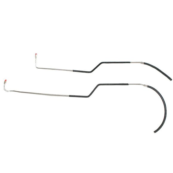 WTC9707OM- 00-02 Jeep Wrangler with 4.0L EZ-Install Transmission Cooler Line Set; Steel - SSTubes