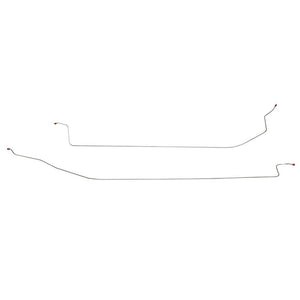 YIN9703SS- 93-97 Chrysler Concord, No-Anti Lock Brakes, Front Disc/Drum, Complete Intermediate Brake Line Kit; Stainless - SSTubes