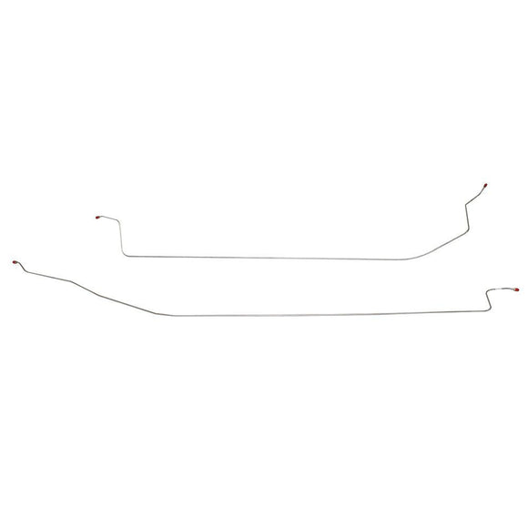 YIN9703SS- 93-97 Chrysler Concord, No-Anti Lock Brakes, Front Disc/Drum, Complete Intermediate Brake Line Kit; Stainless - SSTubes