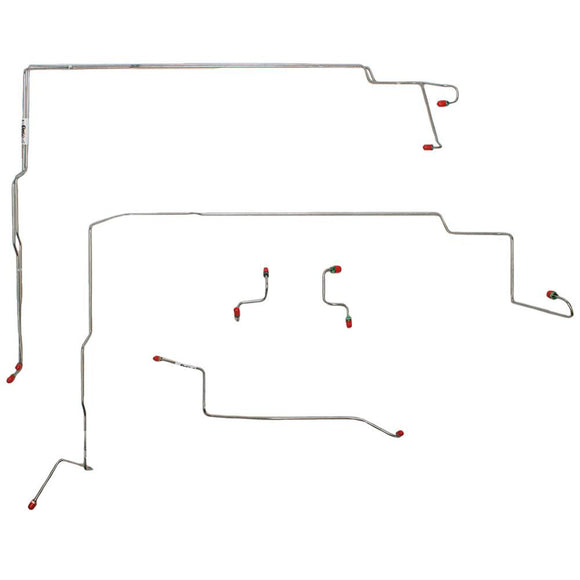 ZKT9401OM- 94-95 Ford Mustang GT, ABS, Front Brake Line Kit; Steel - SSTubes