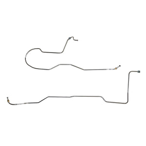 ZTC6701OM- 67-70 Ford Mustang, 6cyl. C4 Transmission Cooler Line, 2pc Set; Steel - SSTubes