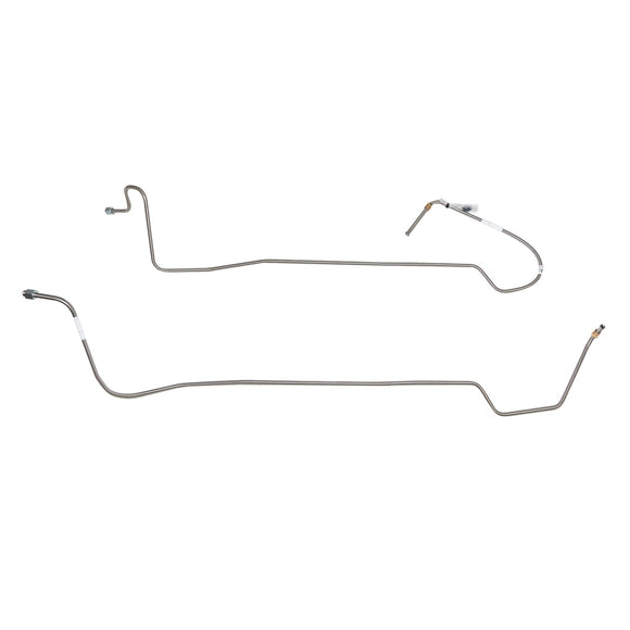 ZTC6702OM- 67-70 Ford Mustang & Mercury Cougar, 8cyl C4 Transmission Cooler Line, 2pc Set; Steel - SSTubes