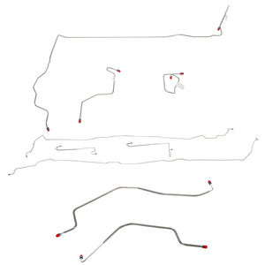 CBK0067OM - 06-10 Hummer H3; Complete Brake Line Kit; Steel - SSTubes