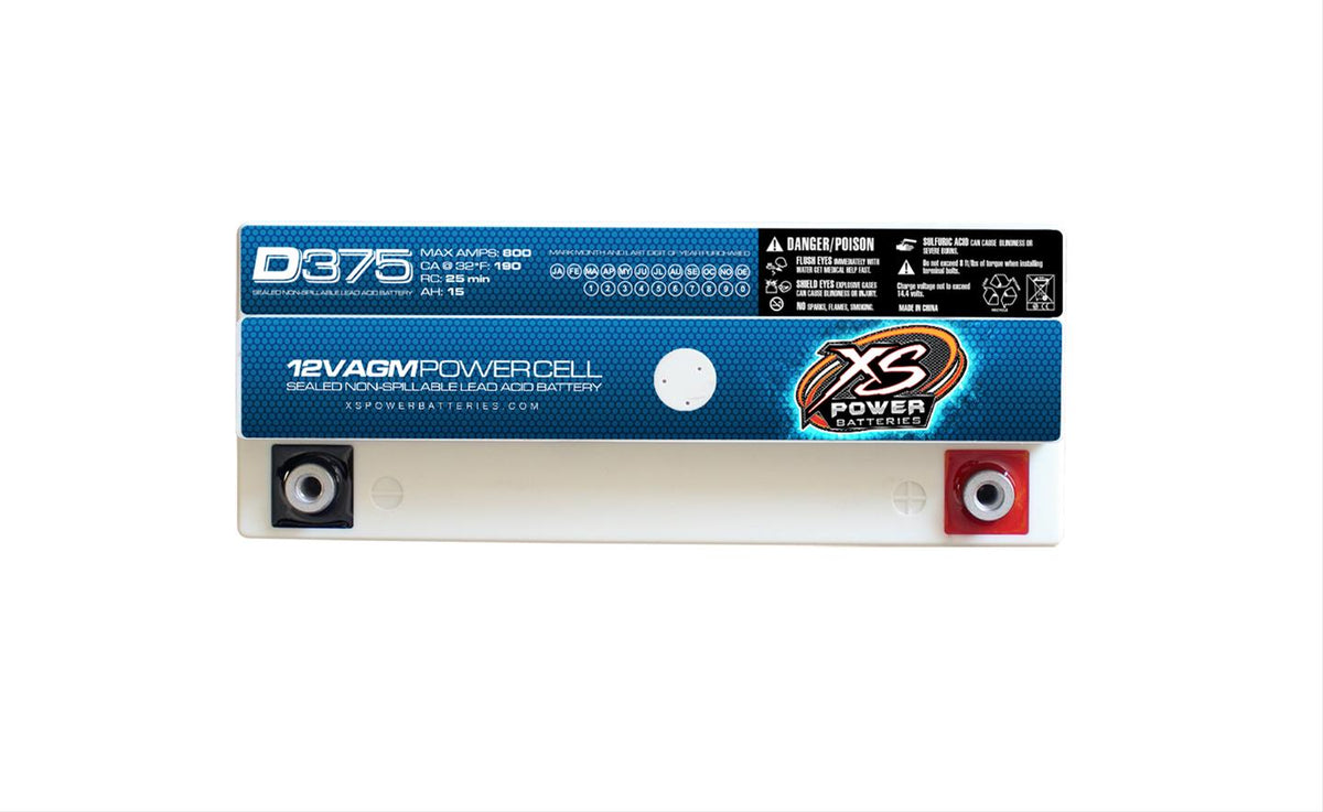 Power Module D375 XS Power D375 AGM Battery – Big3RacingParts