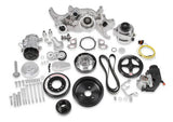 HOLLEY - 20-180P Premium Polished Mid-Mount Complete Accessory System for LS Engines