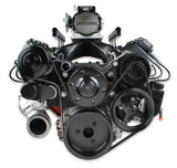 Holley- 20-200BK Premium Mid-Mount Complete Acessory System for Gen V LT Engines